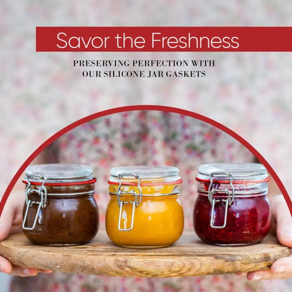 10 Pcs Silicone Sealing Gaskets Rings for Jars image 2