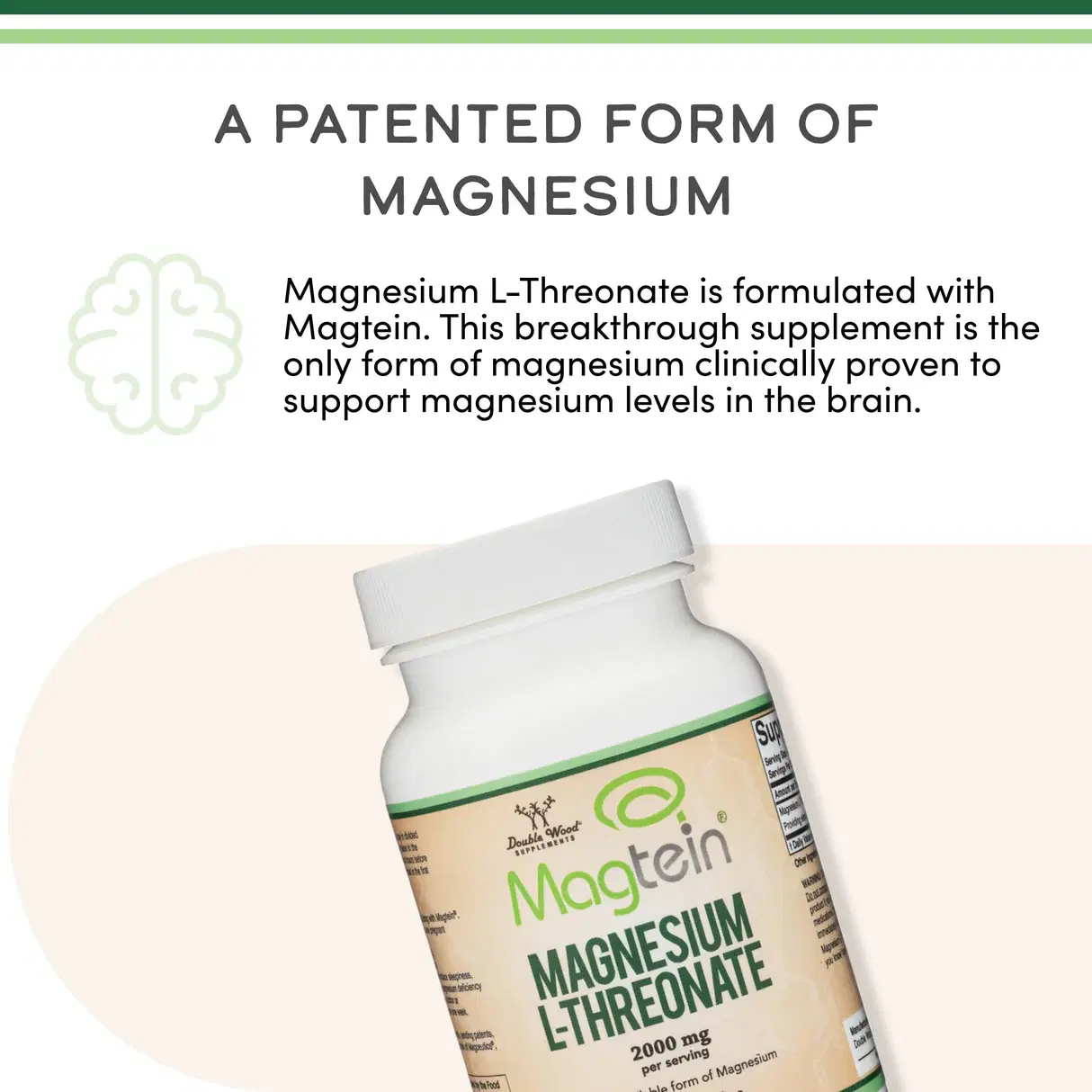 Magnesium L-Threonate (Magtein) Supplement image 1