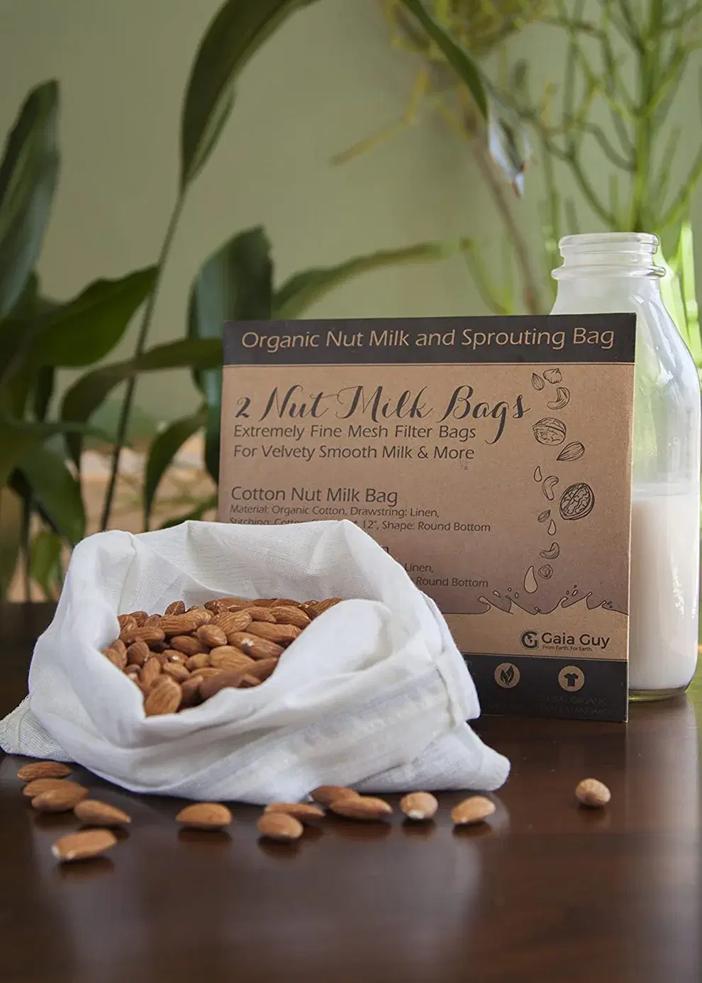 Organic Hemp & Cotton Nut Milk Bags image 7
