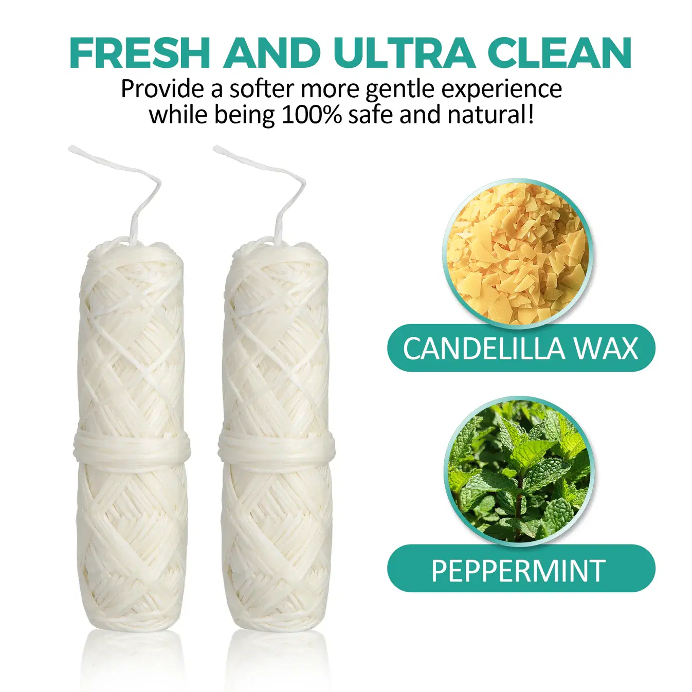 Silk Dental Floss with Refillable Glass Jar image 6