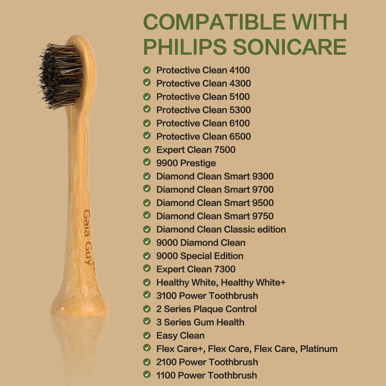 Horsehair Electric Toothbrush Heads image 4