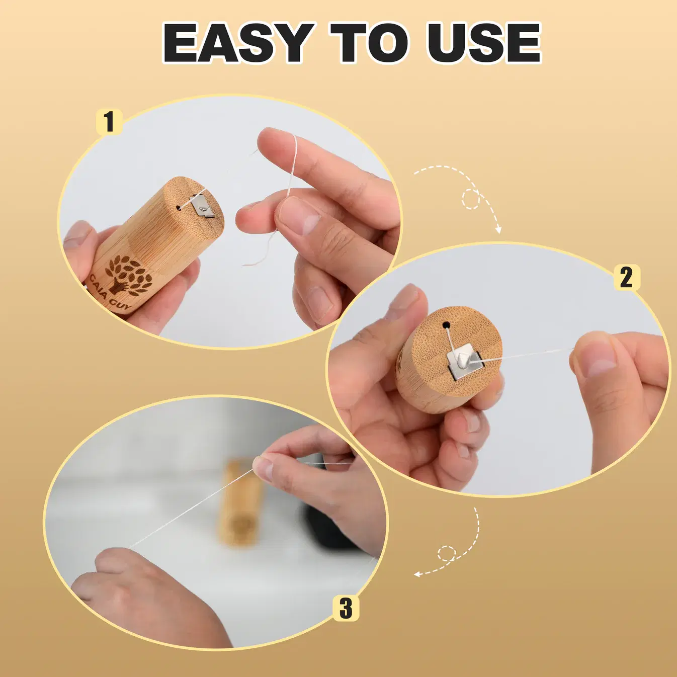 Natural Unflavored Silk Dental Floss image 7